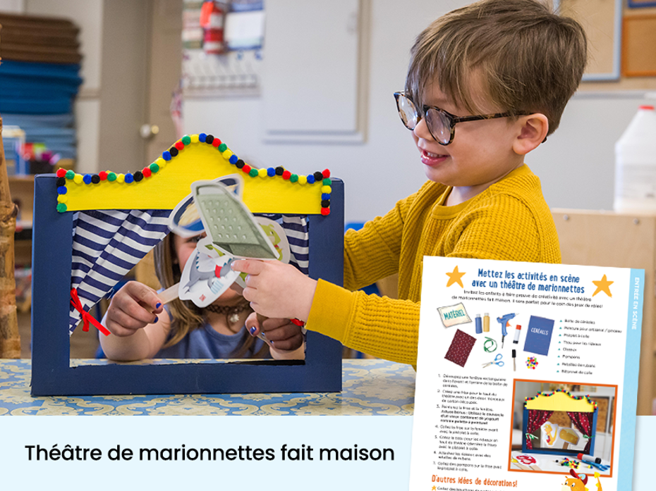 Théatre de mationettes fait maison