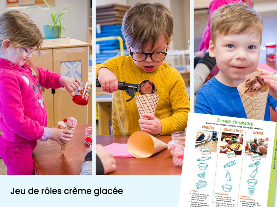 Jeu de rôle crème glacé
